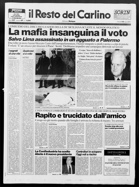 Il Resto del Carlino : giornale dell'Emilia